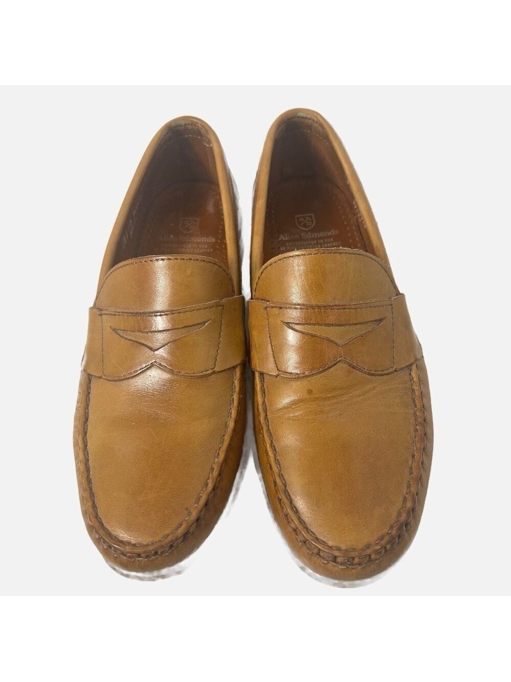 Allen Edmonds Cavanaugh Men’s Leather Penny Loafer Nutmeg Brown 9D 39792